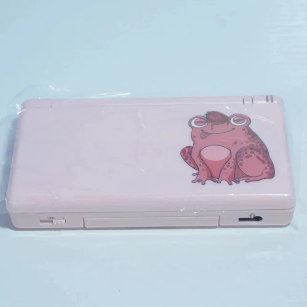Nintendo Pink Handheld Console with Frog Design